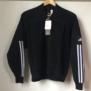 NWT-Adidas Training Icon Knit Bomber Jacket